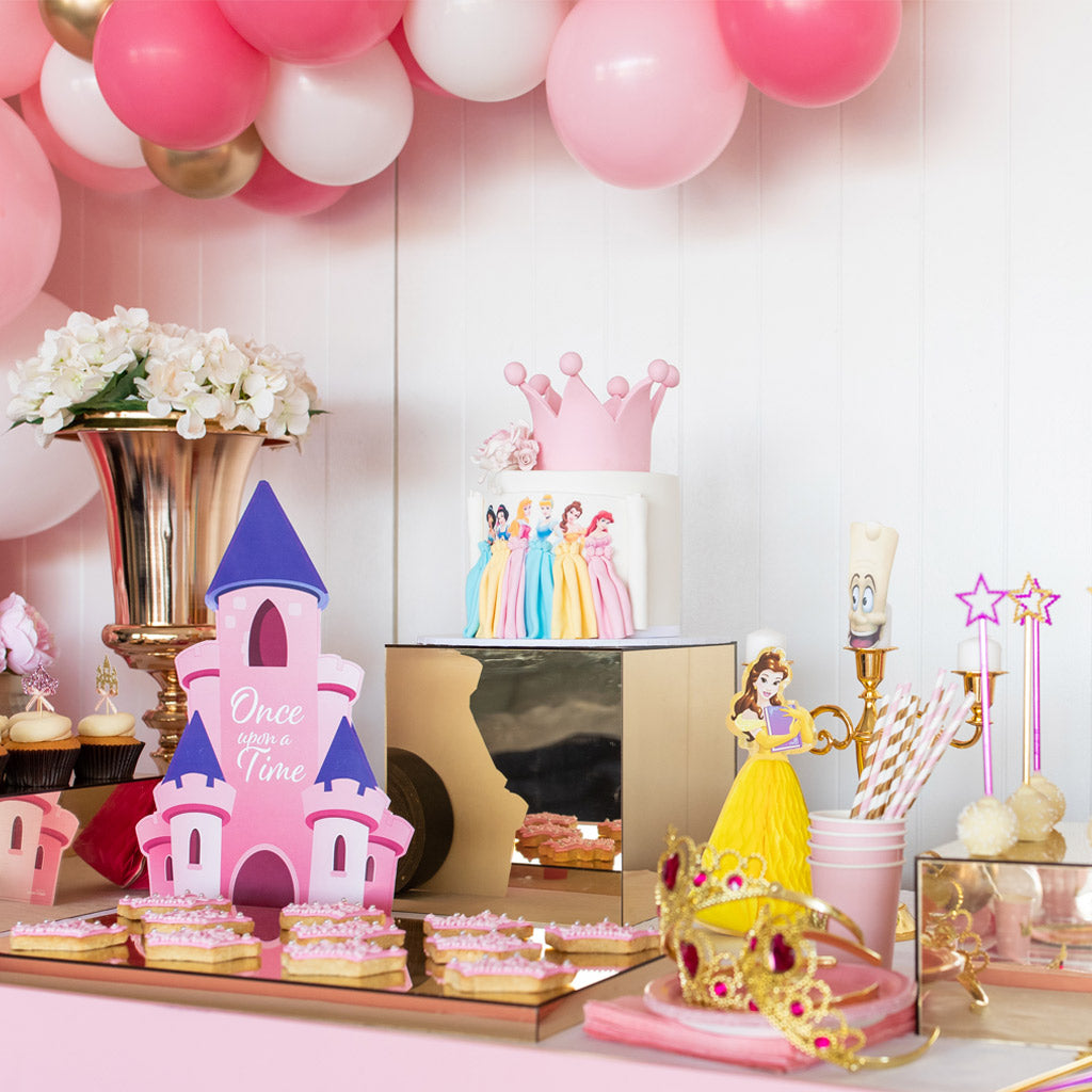 A Pink Number One Disney Princess Cake - CakeCentral.com